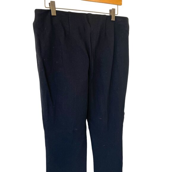 Chicos Black Mid Rise Pull On Straight Pants 1 Medium - Picture 5 of 12